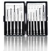 NSZETZ 11PCS Mini Precision Screwdriver Set, Small Tools with 11 Size Flathead and Phillips Kit, Professional Magnetic Repair Tool for Jewelry, Ring Doorbell, Watch, iPhone, Toys, Computer, Eyeglass