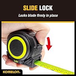 Komelon 16-Ft Retraction Control Tape Measure with