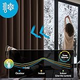 Deconovo Thermal Blackout Eyelet Curtains Chocolate W55 x L87 2 Panels Pair view 9