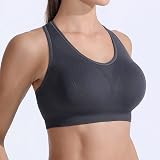 FITTIN Racerback Sports Bra for Women Padded Seamless Activewear 3 Pack view 2