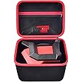 Case Compatible with Milwaukee Electric Tools 2475-20 M12 Compact Inflator, Air Compressor Storage Holder for SUB Cordless Inflator, Mesh Pocket for Battery and Accessories - Box Only