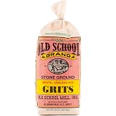 Old School Brand&trade; Stone Ground White Corn Grits, 30 ounces | Non-GMO, Gluten Free, Medium-Coarse Ground | Made in USA