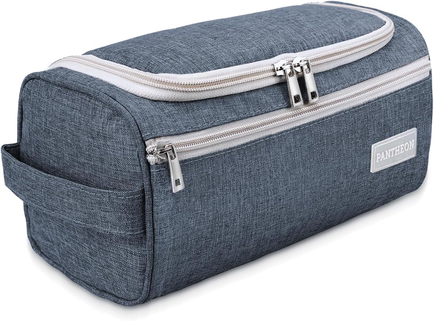 Photo 1 of Travel Hanging Toiletry Bag, Lightweight Travel Makeup Organizer for Women and Man, Waterproof Cosmetic Makeup Bag Organizer with Hanging Hook for Accessories,Essentials, Toiletries (Dark Blue)