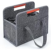 Moukeren 6 Cup Drink Carrier with Handle Reusable Drink Caddy Portable Coffee Cup Holder with Folding Design Adjustable Dividers for Delivery, Car, Take Out, Outdoors