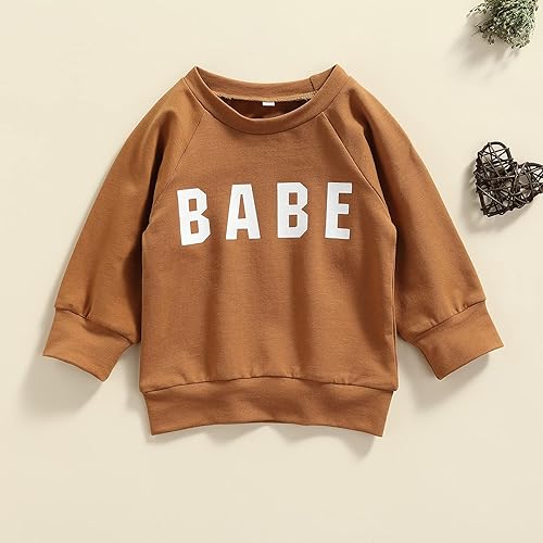 Infant Sweatshirt Toddler Crewneck Sweater Newborn Hoodies Baby