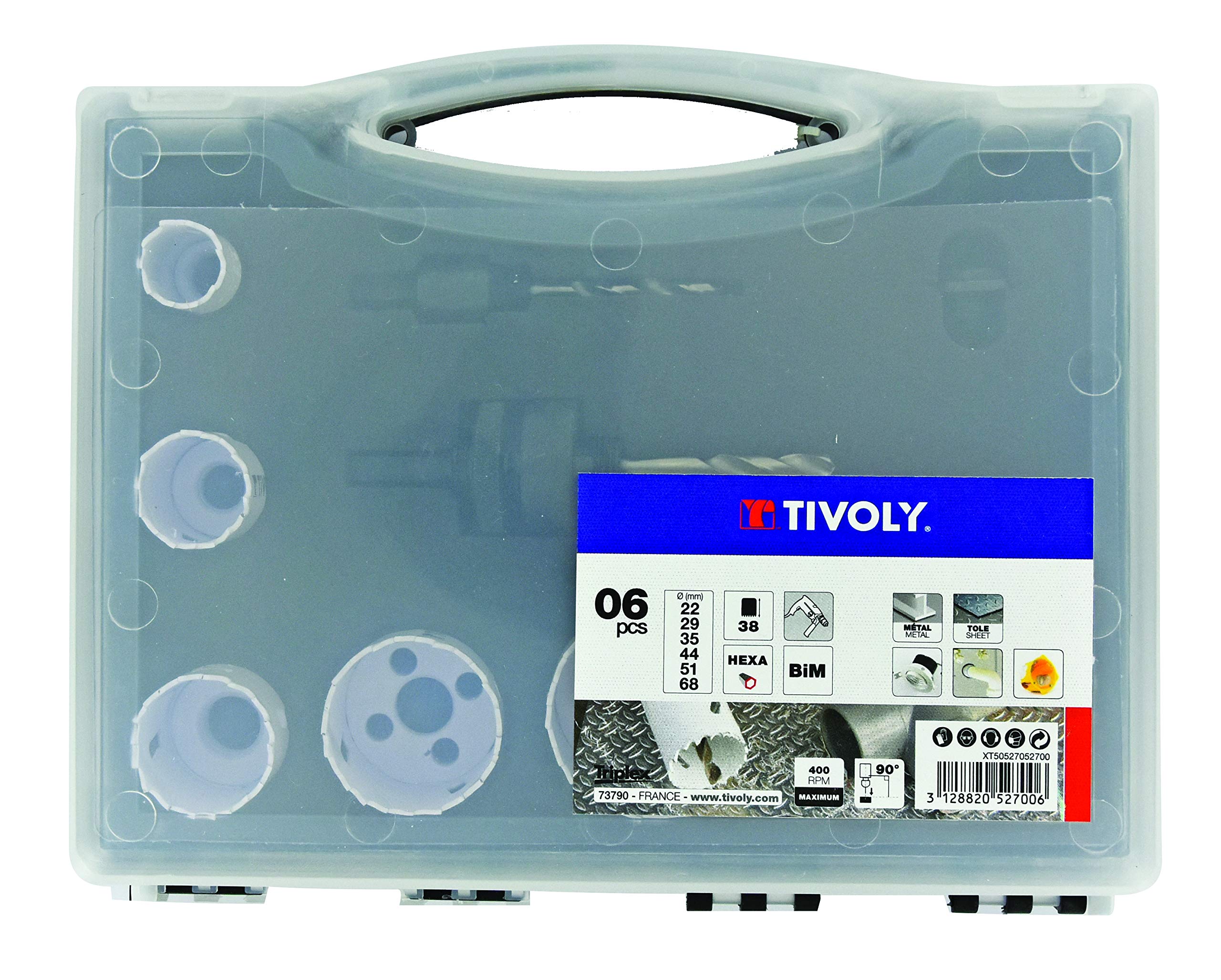 Tivoly XT50527052700 Hole Saw Set