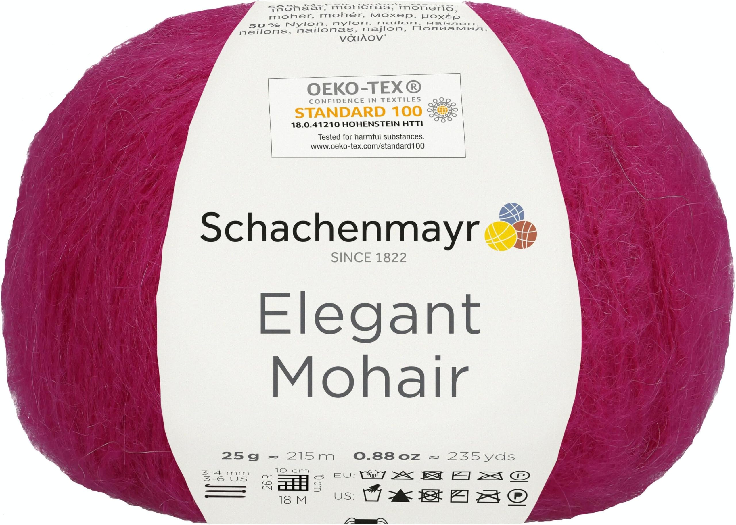 Schachenmayr Elegant Mohair, 25 g Cyclam Hand Knitting Yarn
