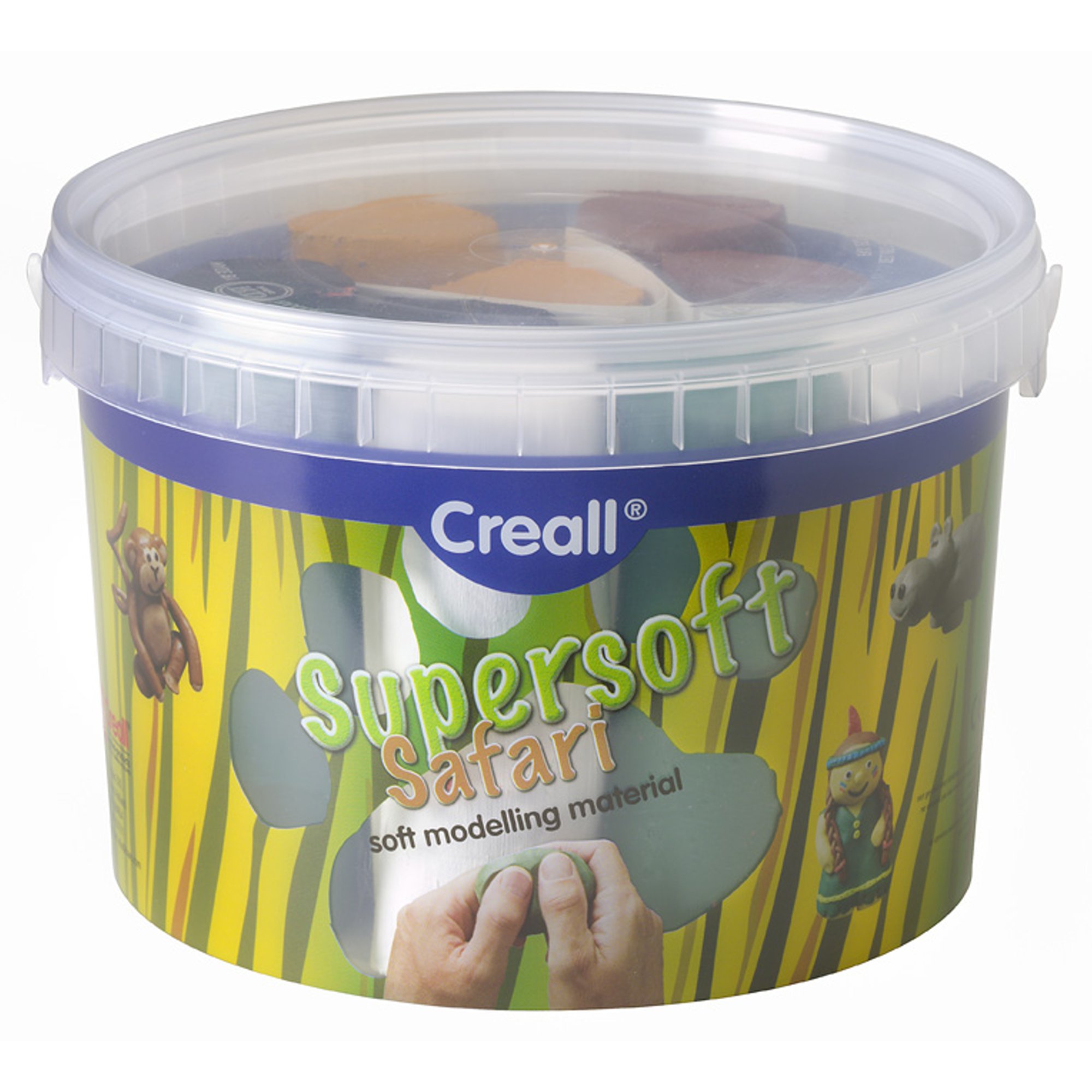 Creall Havo25090 1750 g Assortment Havo Super Soft Safari Modelling Material Set