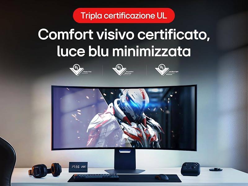 UltraGear 45GX950A Monitor Gaming OLED 45" 5K2K 21:9 Curvo