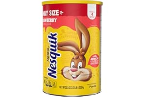 Nesquik Powdered Drink Mix Canister, Strawberry, 30.4 Ounce by Nesquik