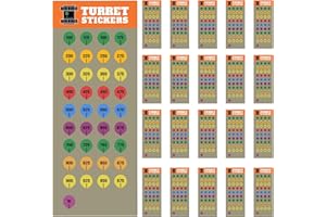 VALUE PLUS 20 Rifle Scope Turret Sticker Sheets- Scope Dope Stickers for Long Range Shooting and Hunting -Use with Dope Card, Raging/Range Card, or DOPE Book - Turret Tags Fit Most Scope Caps
