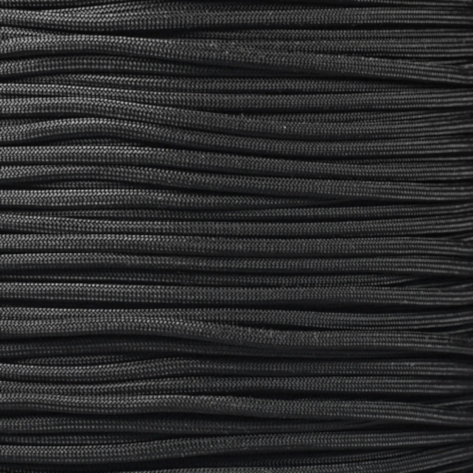 PARACORD PLANET 25 Feet 750 Lb Type Iv Paracord Authentic Parachute Cord. Stronger Than Mil-C-5040-H Military Grade Paracord By 200 Pounds Black