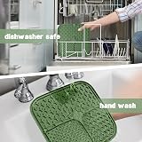 Coomazy Licky Mats for Dogs 2 Pcs Slow Feeding Suction Cup view 5