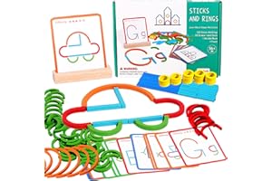 puzgic Stem Kids Toys for Creative Learning Building Educational Resources Toys for Preschool and Kindergarten Boys and Girls