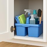 Beldray Multipurpose Cleaning Caddy Large 2 x 5L Compartments Blue view 4