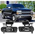 RAMJET4X4 Upgraded LED Fog Lights Fog Lamps DOT Approved Replacement Compatible with 1999-2002 Chevy Silverado 1500 2500 3500, 2000-2006 Chevy Suburban Tahoe