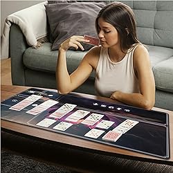 Tabletop Card Playmat with Magic Zones, 24 x 14