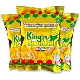 Rica Sula King Banana - Plantain Chips &amp; Pork Rinds Combo - Tajaditas de Pl&aacute;tano con Chicharr&oacute;n - Crunchy Snack Mix from Honduras with Bold Savory Flavor - (3-Pack, 4 oz each)