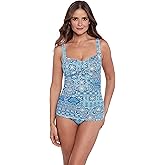 ShapeSolver Womens Twist Bra Swim Sarong