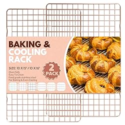 2 PCS Cooling Racks for Cooking and Baking, 16x10
