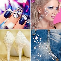 Jollin Glue Fix Crystal Flatback Rhinestones Glass
