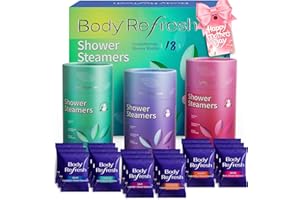 BodyRefresh Shower Steamers Aromatherapy - Birthday Gifts for Women, 18 Pack Shower Bombs with Essential Oils, Self Care Gifts for Women, Mothers Day Gifts for Mom, Wife, Graduation Gifts for Her Him