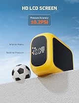 AstroAI Portable Electric Ball Pump with LCD Display, 5 Presets, 6L/min view 4