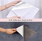 KAHEIGN 30Pcs Self Adhesive Carpet Tiles 30cm x 30cm Dark Grey view 3