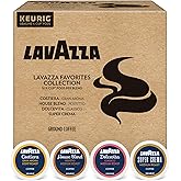 Lavazza Favorites Collection Variety Pack, Single Serve Keurig® K-Cup® Pods, Light and Medium Roast Coffees, 64-Count Box