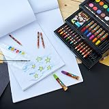 Harry Potter Kids Art Set Colouring Pens Pencils Crayons Travel Case Gifts view 2