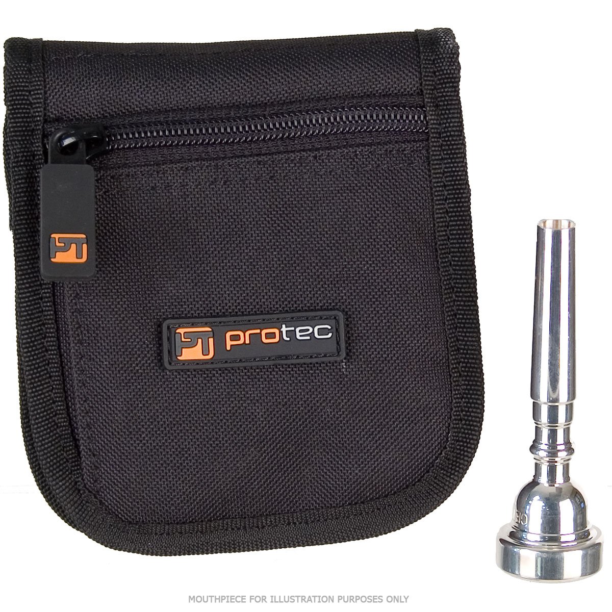Protec Trumpet Mouthpiece Pouch - Black (2 Pieces)
