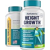 Height Growth Maximizer - Made in USA - Natural Height Increase Booster & Bone Growth Pills - Grow Taller Supplement for Adults, Teens & Kids - Vitamins for Boys & Girls to Get Taller