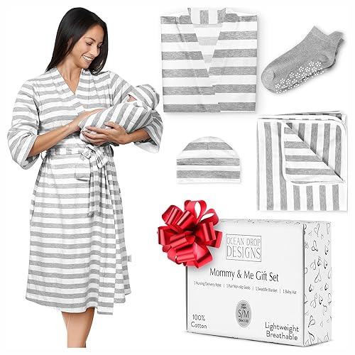 Ocean Drop Designs 100% Cotton Mom and Baby Matching Outfits Pcs