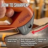 Smith’s 50603 Handheld Mower Blade Sharpener - Oversized Handle & Safety Guard view 5