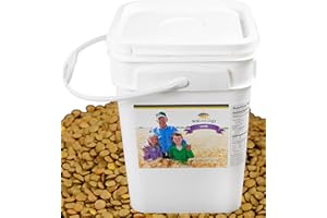 Wheatland™ Lentils • 20lb • Mylar, Oxygen Absorber and Bucket Provide 25 Year Shelf Life • Lab Tested ISO 17025 Verified Chemical-Free • Never Irradiated, No Desiccants and Non GMO • High Trust Seller • Emergency Food Storage• Wheatland 40 Year Legacy