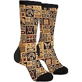 African Egyptian Culture Novelty Socks For Women & Men One Size