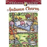 Creative Haven Autumn Charm Coloring Book (Adult Coloring Books: Seasons)