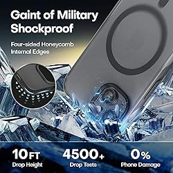 TAURI [5 in 1 Magnetic Case for iPhone 13 [Military