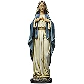 Roman Joseph's Studio, 14" H Immaculate Heart of Mary Figure, Renaissance Collection, Religious Home Decor, Devout Gift,