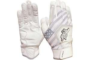 Stinger Sports Traditional Short Cuff Batting Gloves (Sting Squad and Color Crush) - Baseball and Softball Gloves for Adult & Youth - Ultra Soft, Durable, Breathable, Sheepskin Leather
