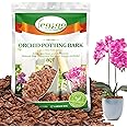 Legigo 8 Quarts Organic Orchid Potting Bark- All Natural Orchid Bark Potting Mix Pine Bark Wood Chips for Houseplant Mulch, Orchid Plants Root Development
