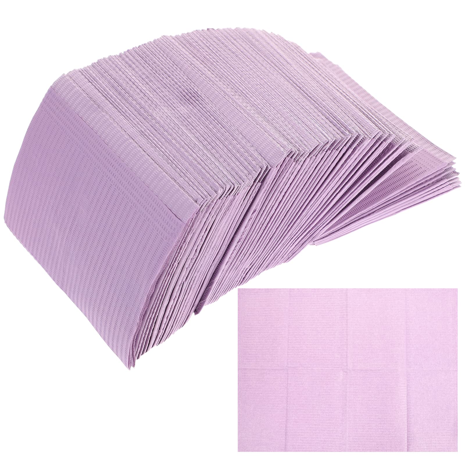Dental Bibs, 125 Pcs Tattoo Table Covers Supplies 3 Ply Waterproof for Dental Clinic, Tattoo Station and Salon Nail Mats Underpad Paper Sheets Lash Supplies Dental Bibs Disposable