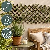 Garden Mile Expanding Outdoor Wooden Willow Trellis 180cm x 60cm view 5
