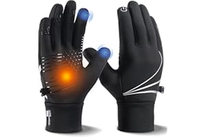 RUIXUE Winter Gloves Men Women, Warm Thermal Windproof Touchscreen Non-Slip,for Cycling Driving Running Hiking