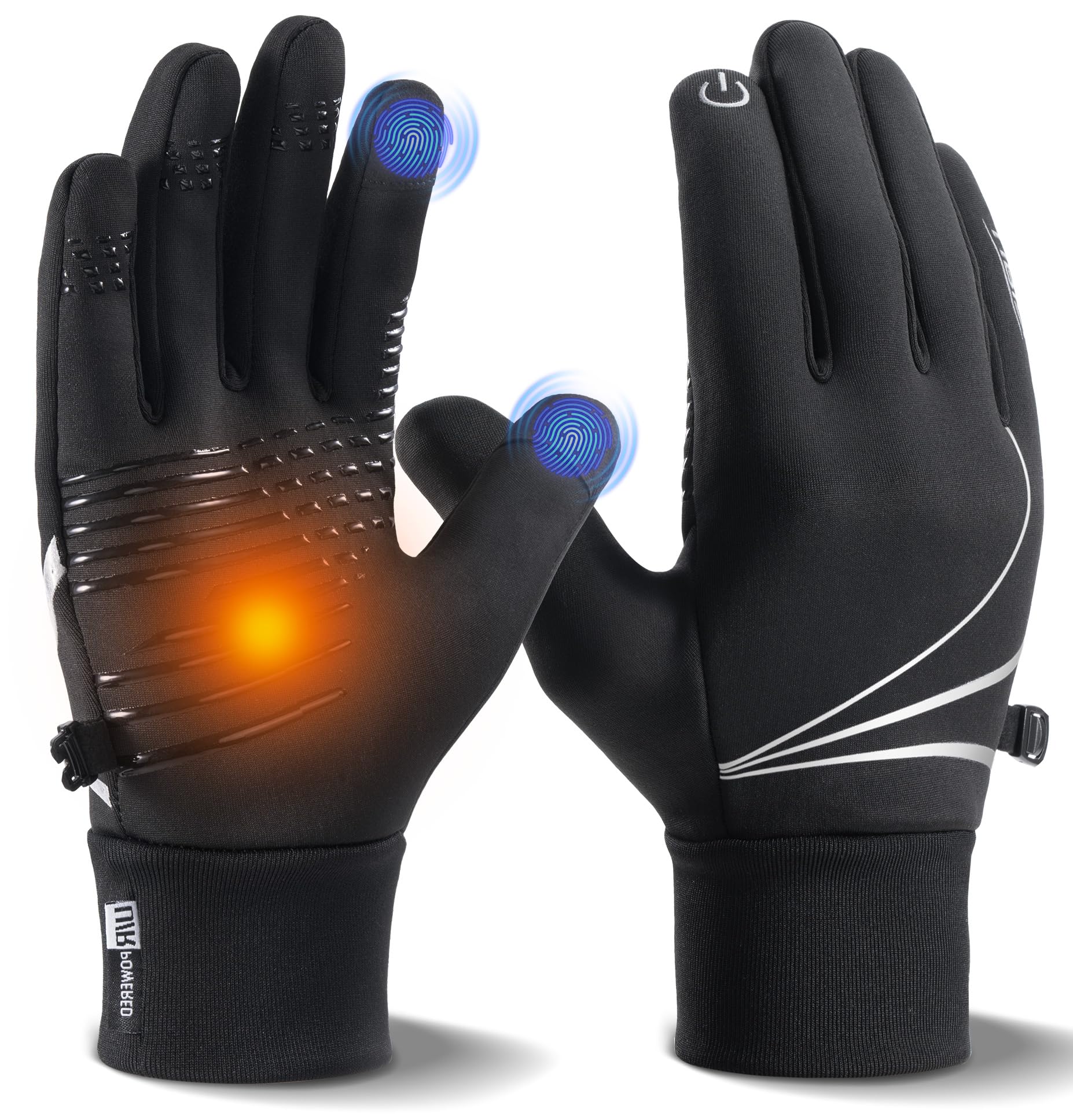 Photo 1 of RUIXUE Winter Gloves Men Women, Warm Thermal Windproof Touchscreen Non-Slip,for Cycling Driving Running Hiking