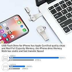 PL ZMPWLQ Photos-Stick 128GB for iPhone with Apple