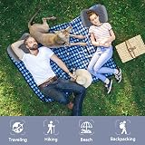 TEIVUL Camping Pillow Inflatable Travel Pillow with Removable Case Ergonomic view 6