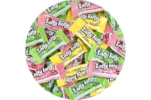 THE HAMPTON POPCORN COMPANY Laffy Taffy Candy, 2lb Bulk Bag (Approx. 90 Pieces), Delicious Soft Taffy Candy, Assorted Fruit Flavors, Individually Wrapped Bulk Candy, The Hampton Popcorn & Candy Company…