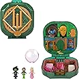 Polly Pocket Wicked x Collector Compact, Micro Dolls and Playset, 2 Themed Accessories, Iconic Shiz & Oz Locations, Glinda, E
