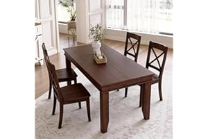 71" Farmhouse Dining Table for 6-8 Persons, Large Rectangular Wood Kitchen Table, Sturdy Modern Dining Room Table – Ideal for